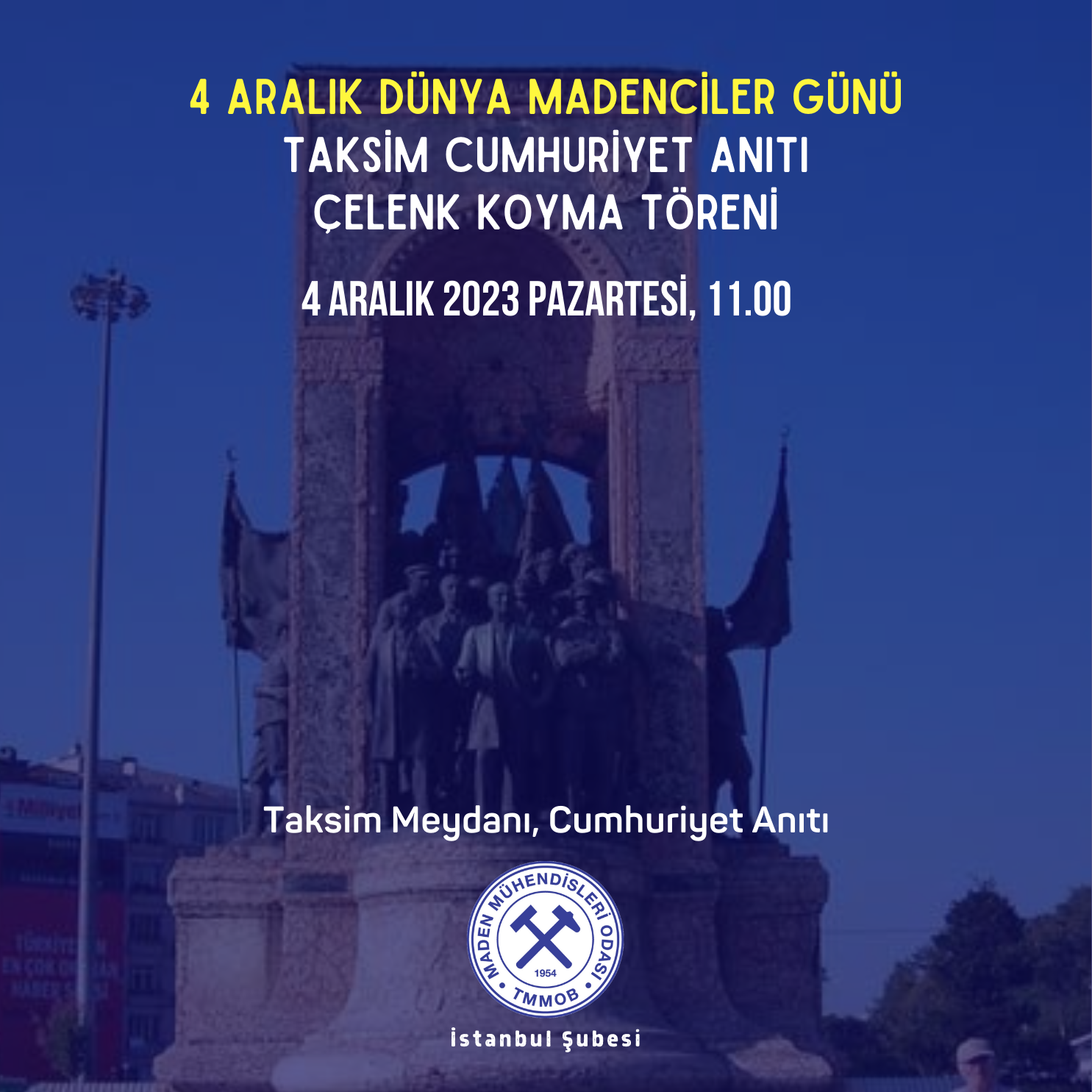 4 Aralık Dünya Madenciler Günü Etkinlikleri - 2023