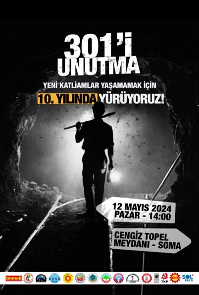 12 Mayıs 2024 Soma Faciasını unutmadık
