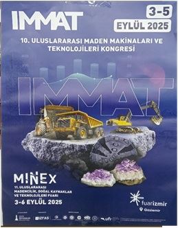 10. ULUSLARARASI MADEN MAKİNELERİ VE TEKNOLOJİLERİ KONGRESİ (İMMAT 2025) 