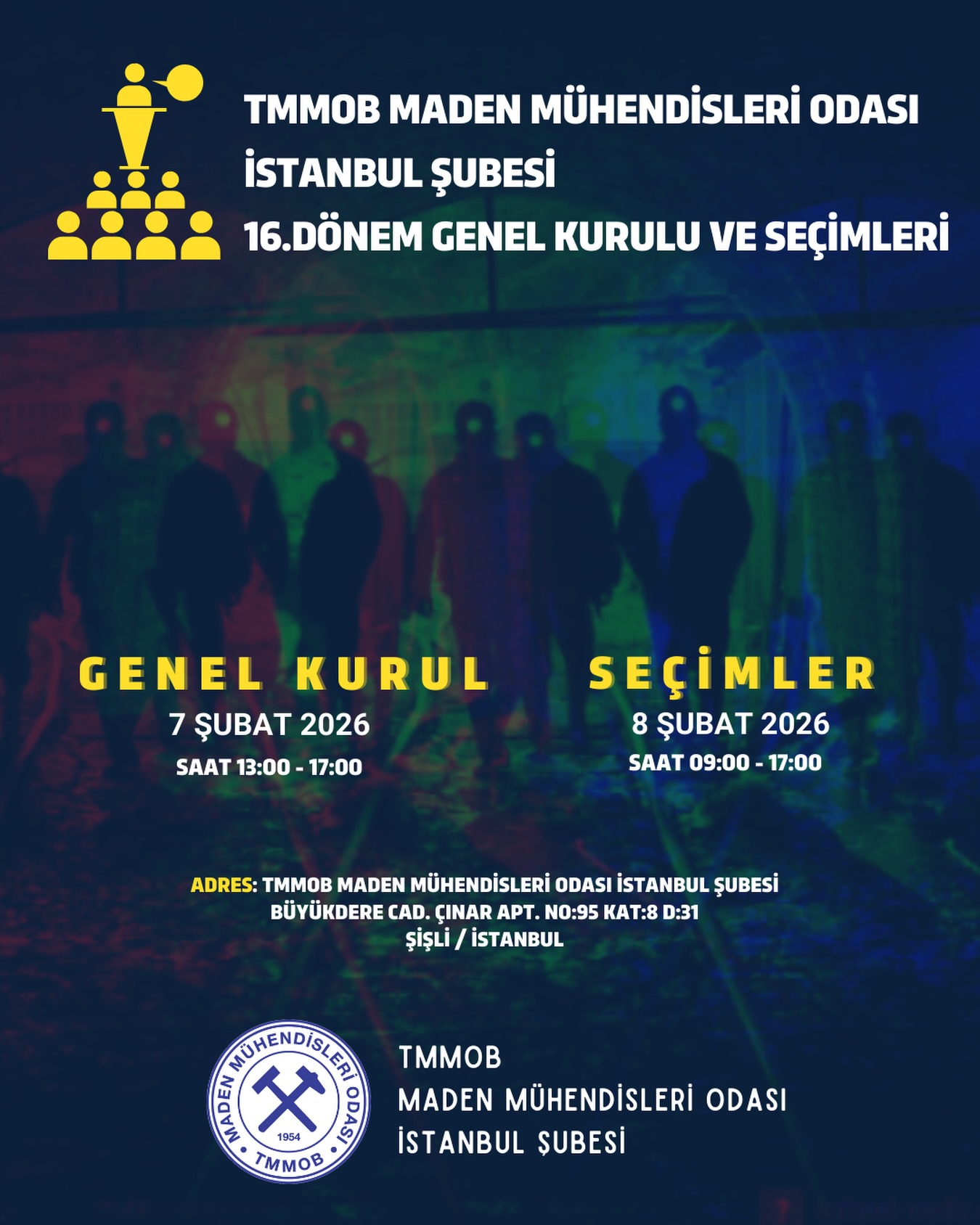 İstanbul Şube 16. Dönem Genel Kurulu ve Seçimleri