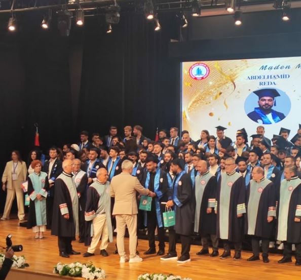 BEUN Maden Mühendisliği Bölümü Mezuniyet Törenine Katılım Sağlandı