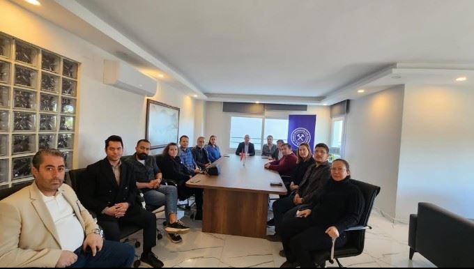 Ç.Ü. MADEN MÜHENDİSLİĞİ BÖLÜMÜ ÖĞRETİM ÜYELERİ HAYIRLI OLSUN ZİYARETİNDE BULUNDULAR