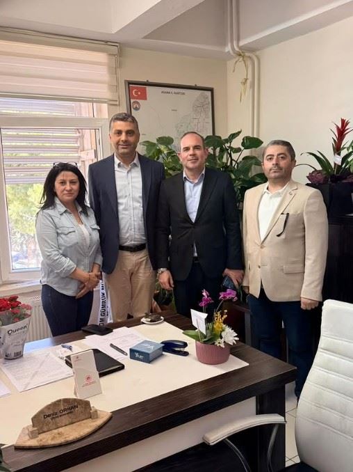 ÇEVRE MÜHENDİSLERİ ODASI ADANA ŞUBE BAŞKANI SAYIN DENİZ ORHAN’I ZİYARET ETTİK