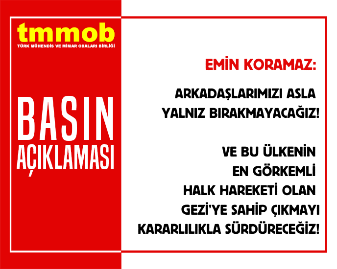 GEZİ DAVASINDA VERİLEN BU HUKUKSUZ KARARI KABUL ETMİYORUZ!