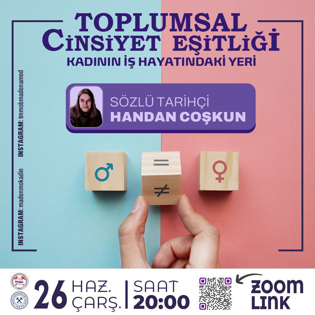 “Toplumsal Cinsiyet Ve Çalışma Yaşamında Kadın”  (26.06.2024)