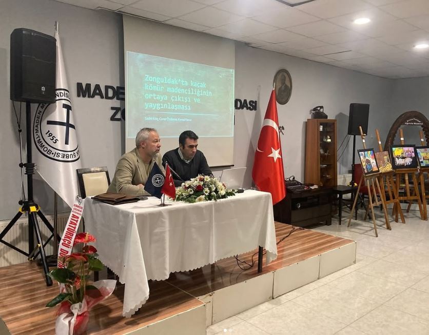  BEÜN Öğretim Görevlisi Doç.Dr. Caner ÖZDEMİR tarafından ''Zonguldak’ta Kaçak Kömür Madenciliğinin Ortaya Çıkışı ve Yaygınlaşması” konulu sunum gerçekleştirildi.