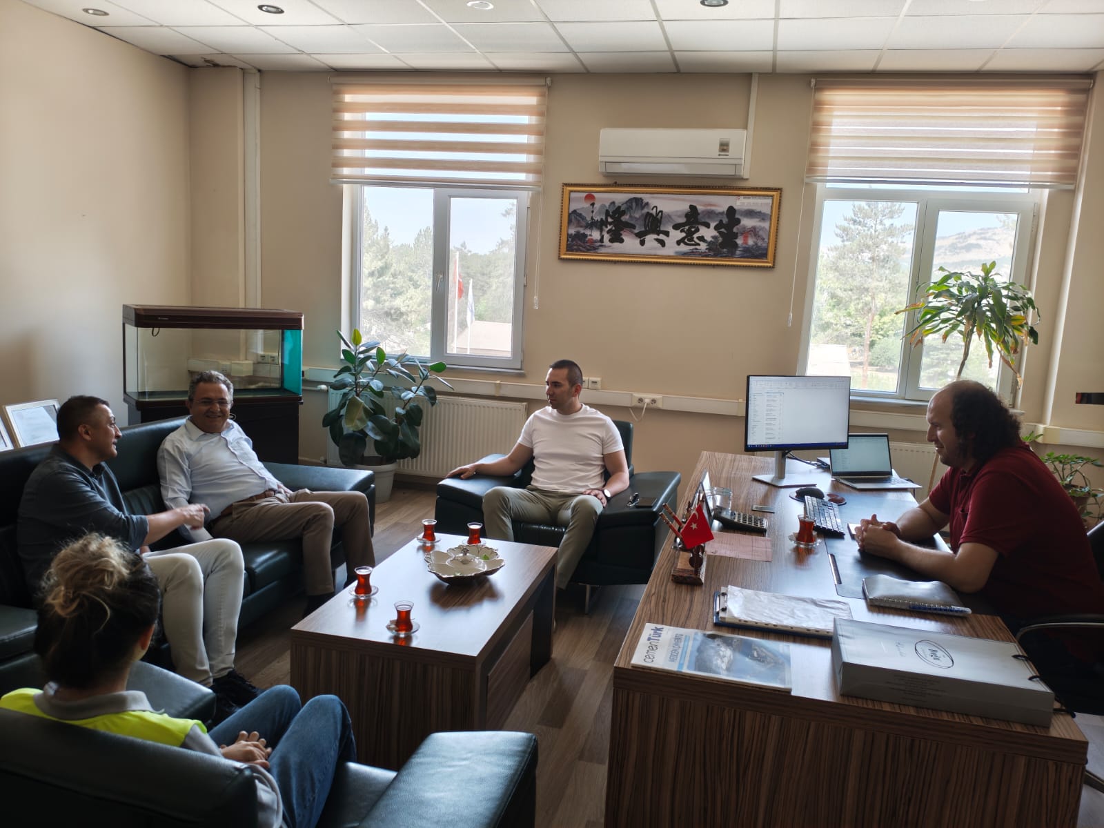 ODA BAŞKANIMIZ AYHAN YÜKSEL, SİVAS ÇİMENTO FABRİKASINI ZİYARET ETTİ.