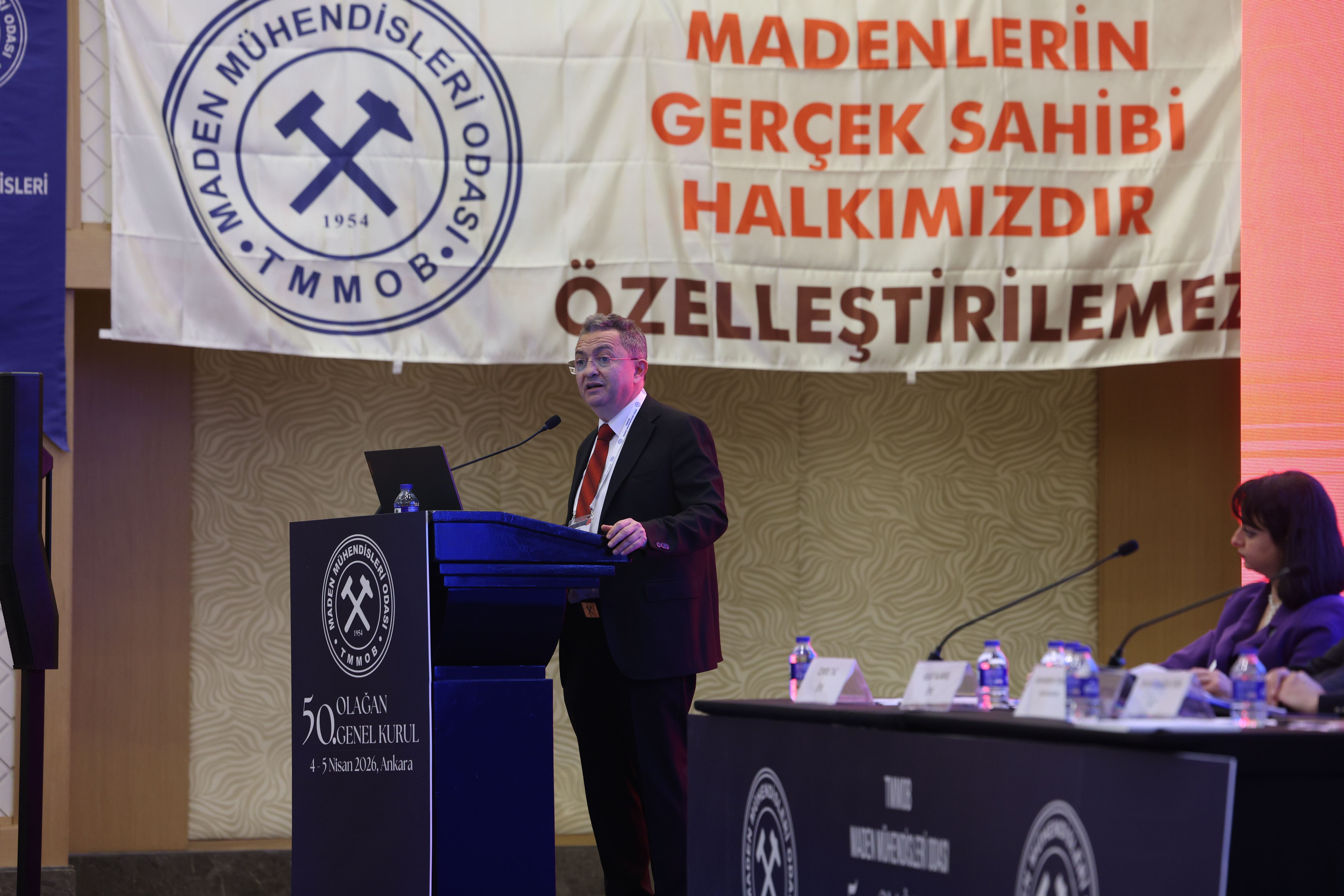 TMMOB MADEN MÜHENDİSLERİ ODASI 50. OLAĞAN GENEL KURUL AÇILIŞ KONUŞMASI