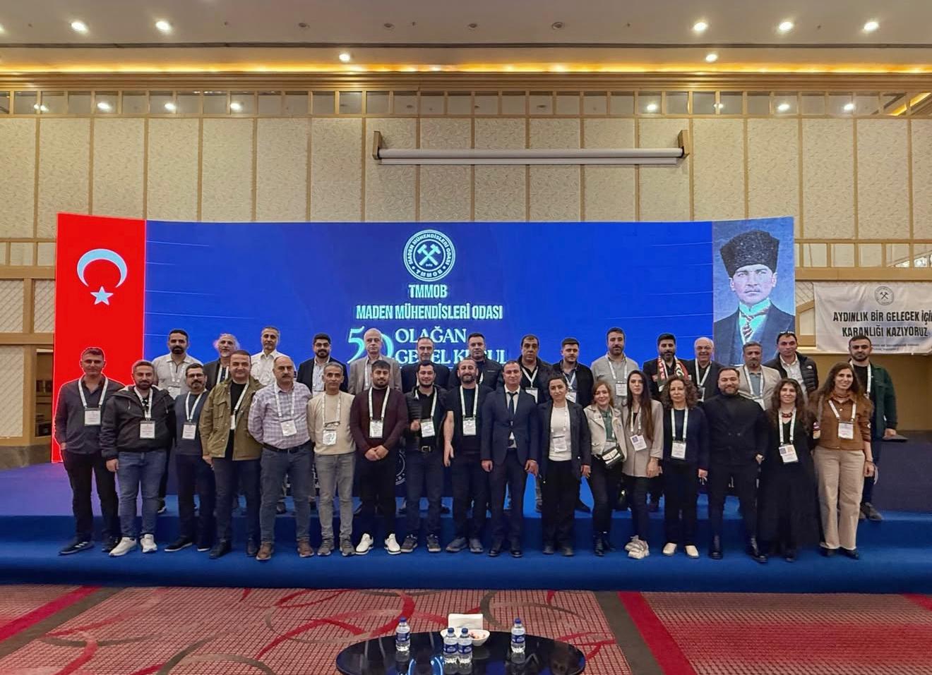 TMMOB Maden Mühendisleri Odası 50.Dönem Genel Kuruluna Delegelerimizle Katılım Sağladık.(4-5 Nisan 2026)