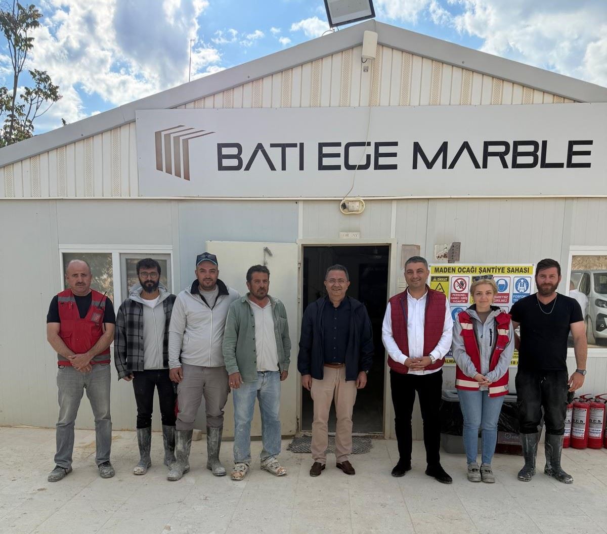 ODA BAŞKANIMIZ AYHAN YÜKSEL, BATI EGE MERMER’İ ZİYARET ETTİ.