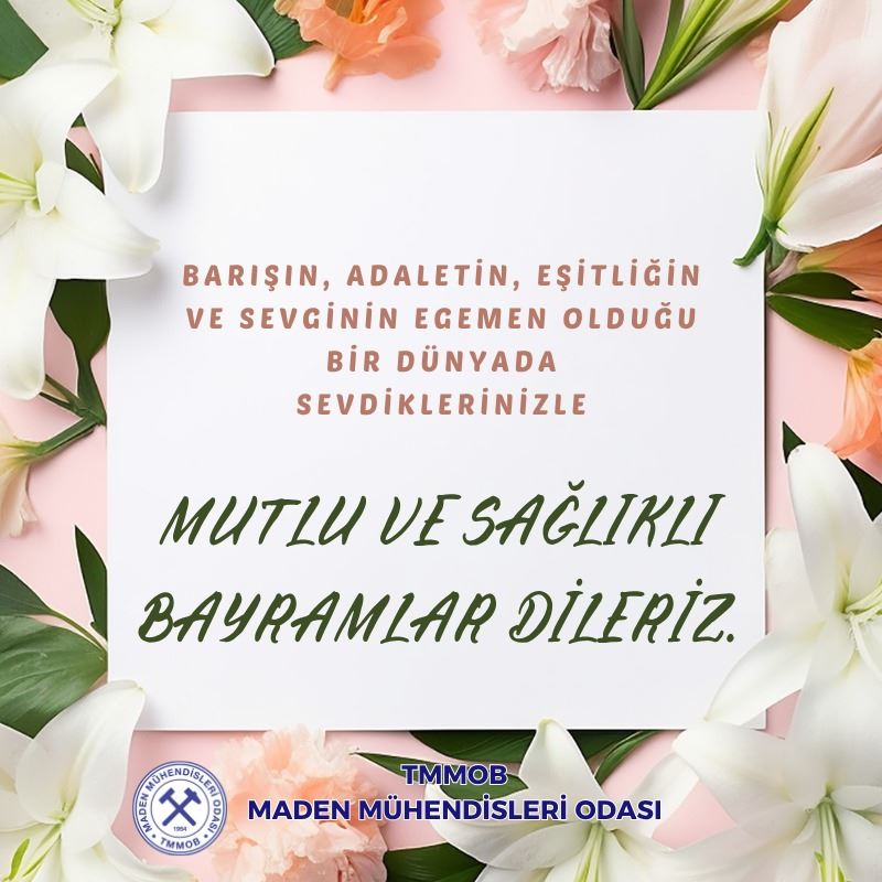 BARIŞIN, ADALETİN, EŞİTLİĞİN VE SEVGİNİN EGEMEN OLDUĞU BİR DÜNYADA SEVDİKLERİNİZLE MUTLU VE SAĞLIKLI BAYRAMLAR DİLERİZ. 