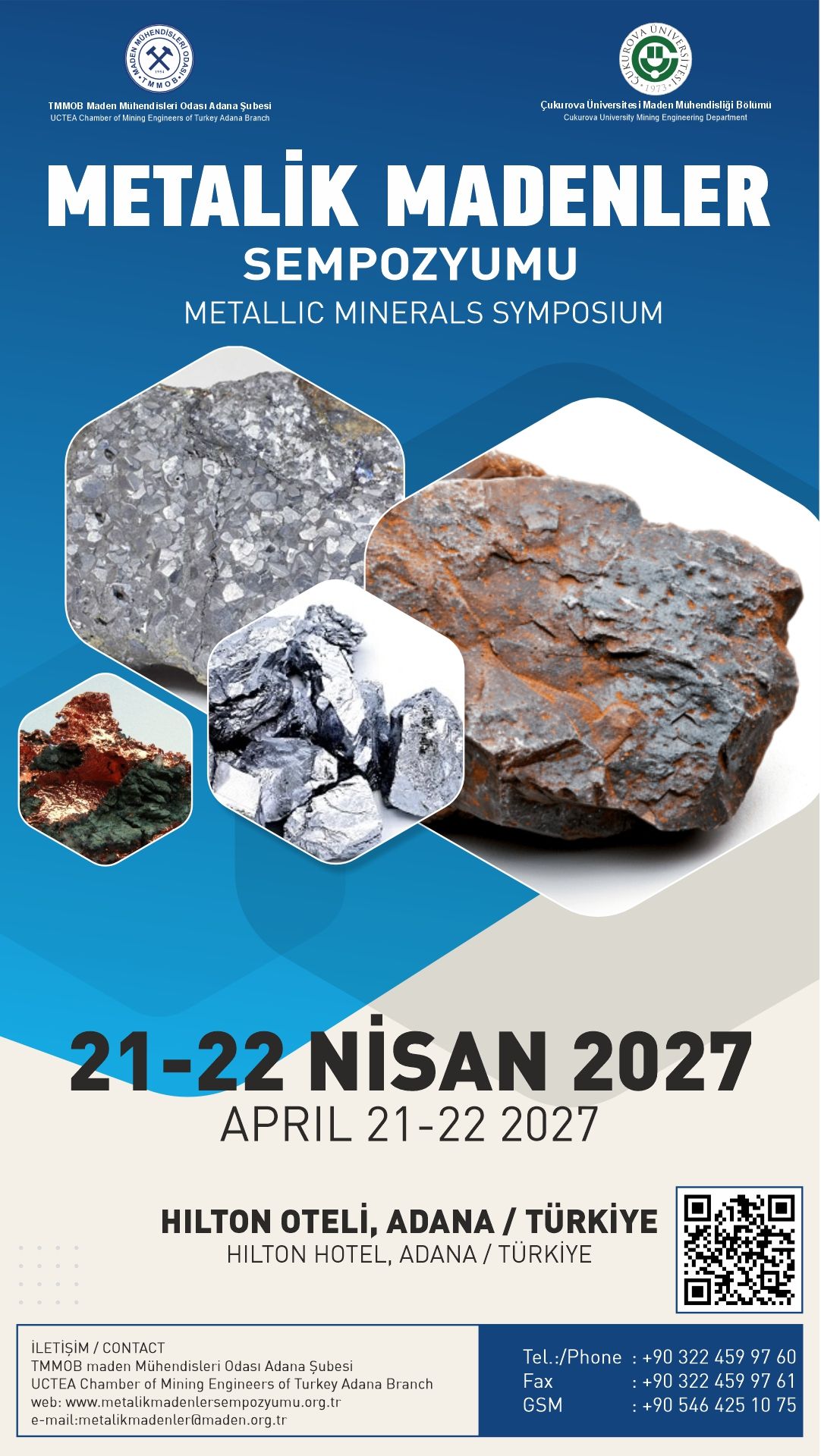 METALİK MADENLER SEMPOZYUMU 2027 (MMS-2027)