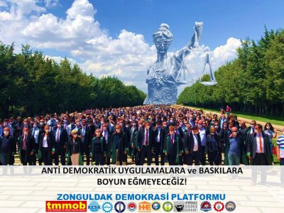 ANTİ DEMOKRATİK UYGULAMALARA ve BASKILARA BOYUN EĞMEYECEĞİZ