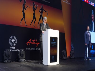 TMMOB MADEN MÜHENDİSLERİ ODASI YÖNETİM KURULU BAŞKANI AYHAN YÜKSEL`İN  IMCET-2022 AÇILIŞ KONUŞMASI
