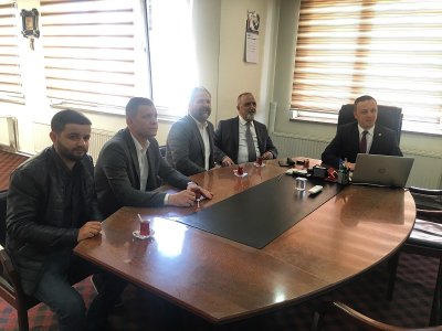 Zonguldak Belediye Başkanı Dr. Selim ALAN Makamında ziyaret edildi