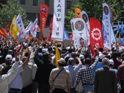 1 MAYIS`TA HAKLARIMIZ İÇİN ALANLARDAYDIK(01.05.2014)