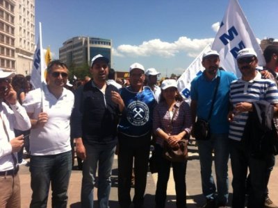 1 MAYIS`TA HAKLARIMIZ İÇİN ALANLARDAYDIK(01.05.2014)