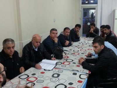 SOMA TEMSİLCİLİĞİMİZDE ÜYELERİMİZLE TOPLANTI YAPILDI.(19.11.2014)
