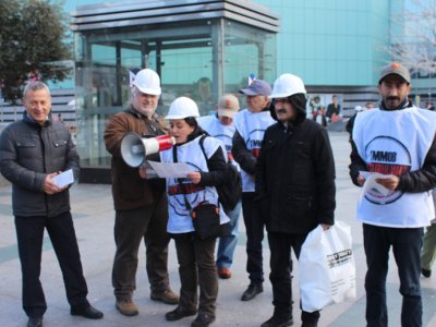 Torba yasayla yapılacak düzenlemelere karşı tepkimizi ve tepkimizin nedenini anlatmak amacıyla broşür dağıtımı yapıldı.
