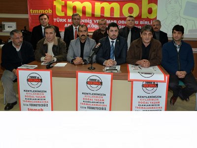 TMMOB TORBA YASAYA KARŞI BASIN AÇIKLAMASI (03/01/2015)
