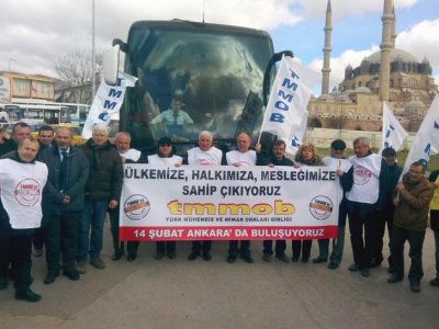 TMMOB YÜRÜYÜŞÜNDE 1. GÜN