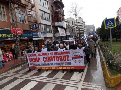 TMMOB YÜRÜYÜŞÜNDE 4. GÜN 