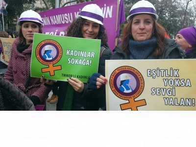 KADINLAR İSYANDA, KADINLAR ALANLARDA YAŞASIN 8 MART 