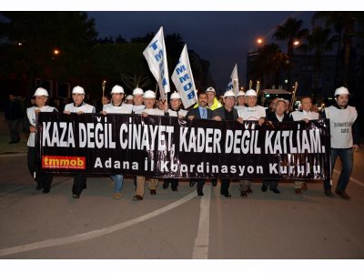 3 MART İŞ CİNAYETLERİ İLE MÜCADELE GÜNÜ MEŞALELİ YÜRÜYÜŞÜ (03/03/2015)