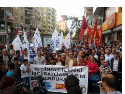 DİYARBAKIR TMMOB, DİSK, KESK VE TBB BİLEŞENLERİNDEN BASIN AÇIKLAMASI(13.05.2015)