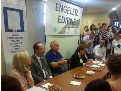 Engelsiz Edirne workshop çalışmasının basın toplantısı