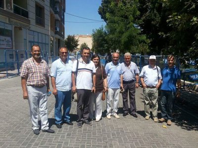 ODAMIZ SOMA DAVASINI TAKİP ETMEK ÜZERE <br> AKHİSAR’DA İDİ.