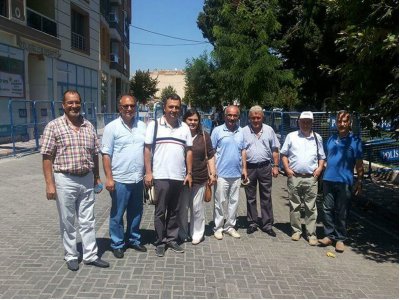 ODAMIZ SOMA DAVASINI TAKİP ETMEK ÜZERE <br> AKHİSAR’DA İDİ.