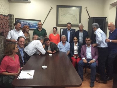 CHP GENEL BAŞKAN YARDIMCISI VELİ AĞBABA  VE MİLLETVEKİLİ HEYETİ ŞUBEMİZİ ZİYARET ETMİŞLERDİR.