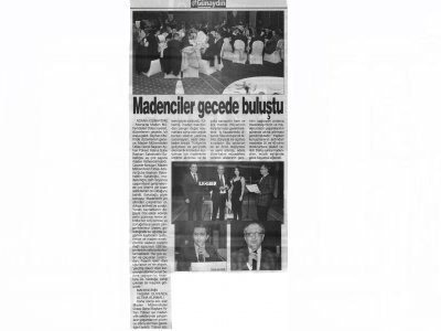 MADENCİLER GECESİ (21/12/2015)