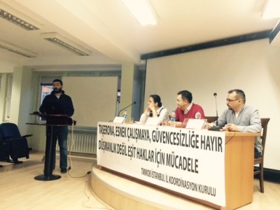 3 Mart İş Cinayetlerine Karşı Mücadele Günü İstanbul Etkinliği Yapıldı.
