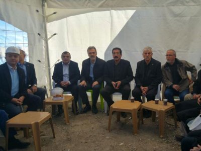 DİSK, KESK, TMMOB, TTB HEYETİ ŞİRVAN’ DA