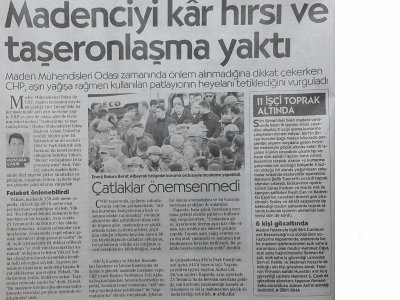 ŞİRVAN MADEN KAZASI BASIN AÇIKLAMASI(19/11/2016)