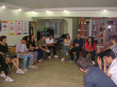 DEÜ  MADEN MÜHENDİSLİĞİ BÖLÜMÜ ÖĞRENCİLERİ ŞUBEMİZİ ZİYARET ETTİ(08.10.2016)