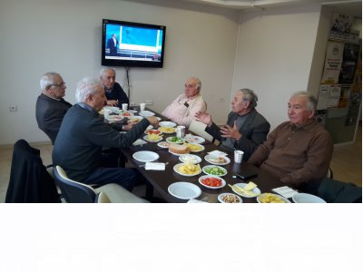 Ocak ayı emekli üye toplantısı yapıldı