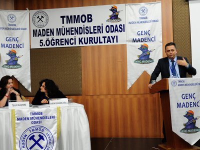 TMMOB MADEN MÜHENDİSLERİ ODASI 5. ÖĞRENCİ KURULTAYI DÜZENLENDİ.(3-5.03.2017)