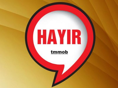 TMMOB`DEN ÜYELERİMİZE ANAYASA DEĞİŞİKLİĞİ REFERANDUMU HAKKINDA MEKTUP