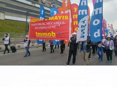 1 Mayıs`ta alanlardaydık!