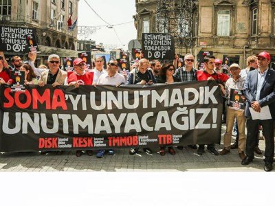 Soma katliamının 3. yılında Soma`da ve İstanbul`da etkinliklerle düzenlendi.