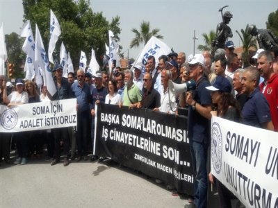 SOMA KATLİAMININ 3. YILINDA SOMA`DA ETKİNLİKLERLE DÜZENLENDİ.(13.05.2017)