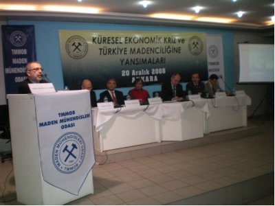 Küresel Ekonomik Kriz ve Türkiye Madenciliğine Yansımaları Konulu Forum ve Odamız Kuruluş Günü Kokteyli Gerçekleştirilmiştir.