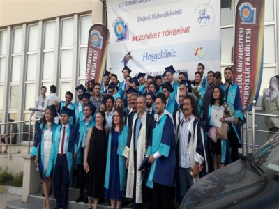 DEÜ. MADEN MÜHENDİSLİĞİ BÖLÜMÜ MEZUNİYET TÖRENİNE KATILDIK. (06.07.2017)