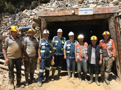 KURŞUN ÇİNKO YER ALTI MADEN İŞLETMESİNİ ZİYARET ETTİK.(14/07/2017)