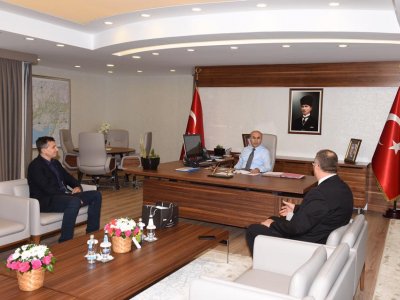 ADANA VALİSİ SAYIN MAHMUT DEMİRTAŞ`I MAKAMINDA ZİYARET (26/09/2017)