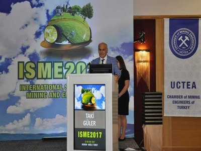 6.ULUSLARARASI MADENCİLİK VE ÇEVRE SEMPOZYUMU (ISME 2017) DÜZENLENDİ. (27/29 .09. 2017)