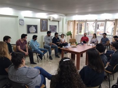 DEÜ MADEN MÜHENDİSLİĞİ BÖLÜMÜ GENÇ MADENCİ ÖĞRENCİLERİ ŞUBEMİZDE TOPLANTI DÜZENLEDİ.(07.10.2017)